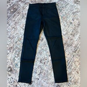 Banana Republic Black Coated High Rise Skinny Jeans